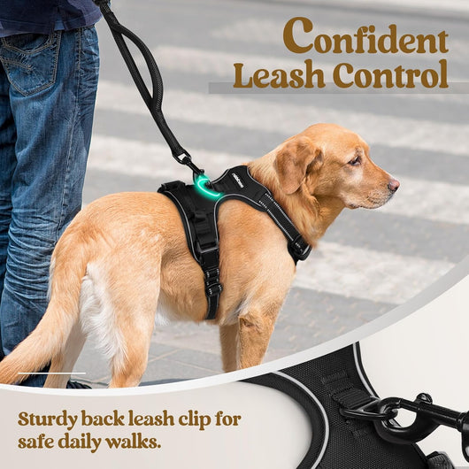 Reflective No-Pull Dog Harness With Control Handle