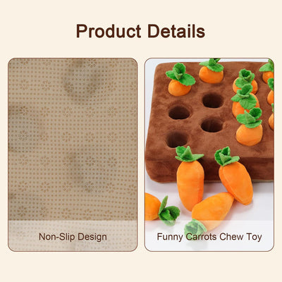 Interactive Carrot Snuffle Mat for Bored Dogs