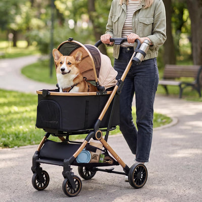 Small Dog Stroller For Safe Comfortable Outdoor Travel