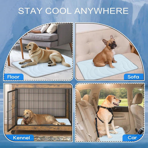 Cozyide 36"x23" Dog Cooling Mat I Reversible Washable