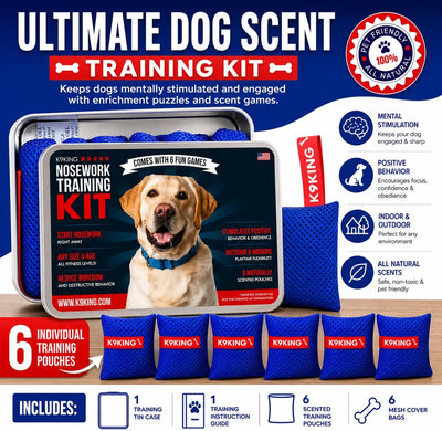 Nose Work Scent Training Kit For Calmer Dogs