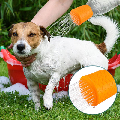 Portable Dog Shower Bottle Attachment Outdoor Sprayer Nozzle