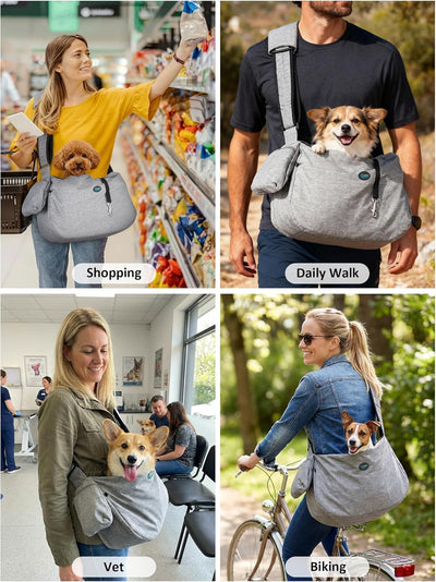 Extra-Large Hands-Free Dog Sling Carrier