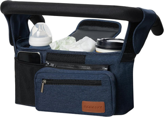 Universal Stroller Organizer Bag With Insulated Cupholder