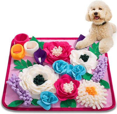 Portable Snuffle Mat with carrying strap ready for travel