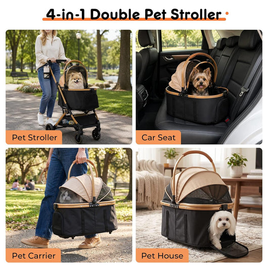 Small Dog Stroller For Safe Comfortable Outdoor Travel