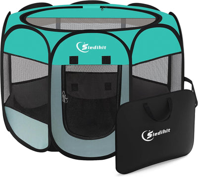 Portable Puppy Playpen For Indoor Outdoor Use