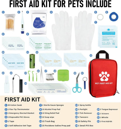 Portable Dog First Aid Kit for Travel