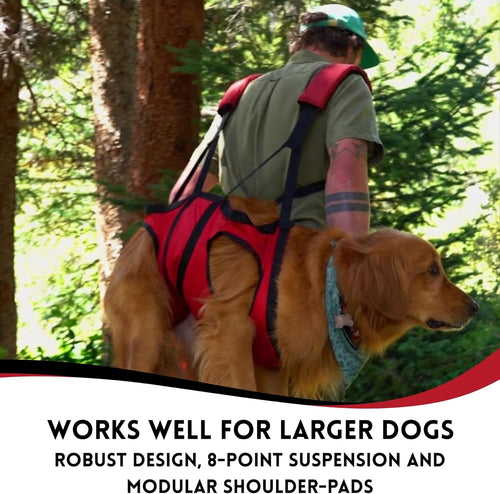 Fido Pro Dog Sling Carrier Rescue Harness Medium
