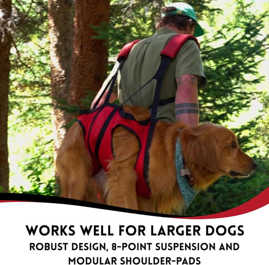 Fido Pro Dog Sling Carrier Rescue Harness Medium