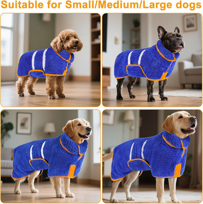 Quick Dry Dog Bathrobe Towel