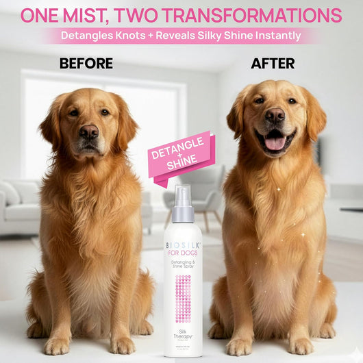 BioSilk Dog Detangling I Shine Therapy Spray