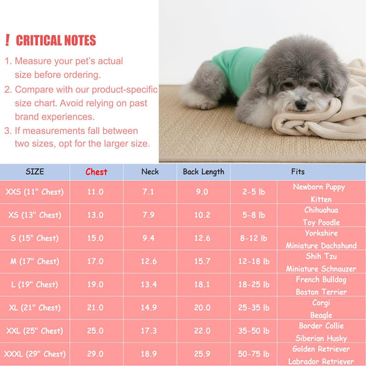 Dog Cotton Tank Top 2PCS – Large Dog Shirt Breathable