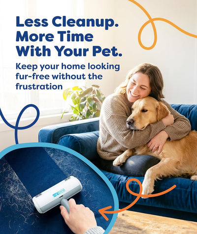 Portable Reusable Pet Hair Removal Roller Tool