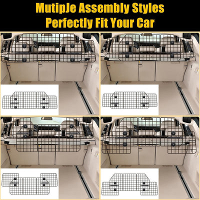 Adjustable Dog Car Safety Barrier Cargo Divider Mesh