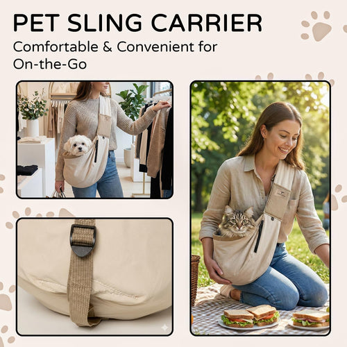 Small Dog Sling Backpack Carrier