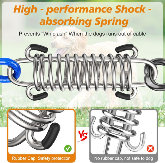 30FT Heavy Duty Dog Chain Tie Out Cable