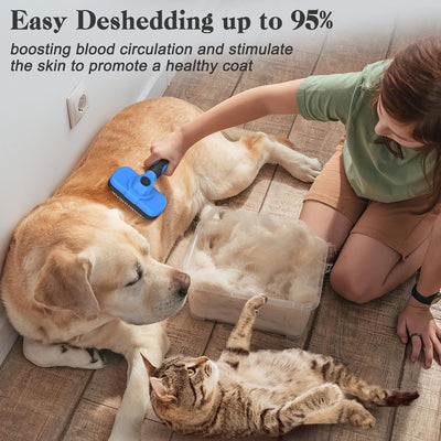 Self-Cleaning Slicker Brush for Dogs & Cats
