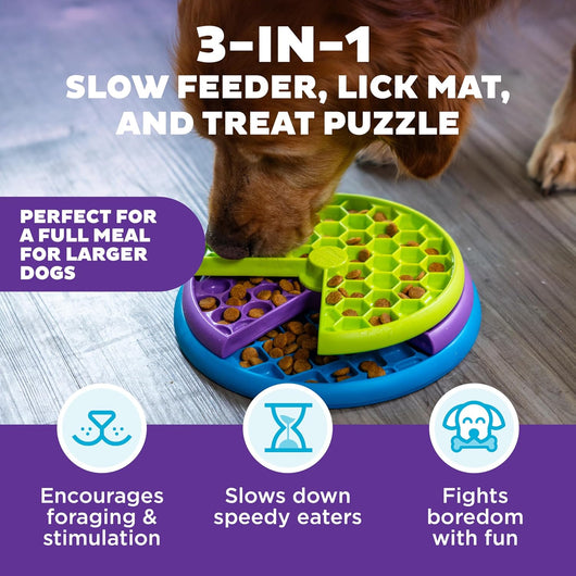 3-in-1 Dog Puzzle Feeder