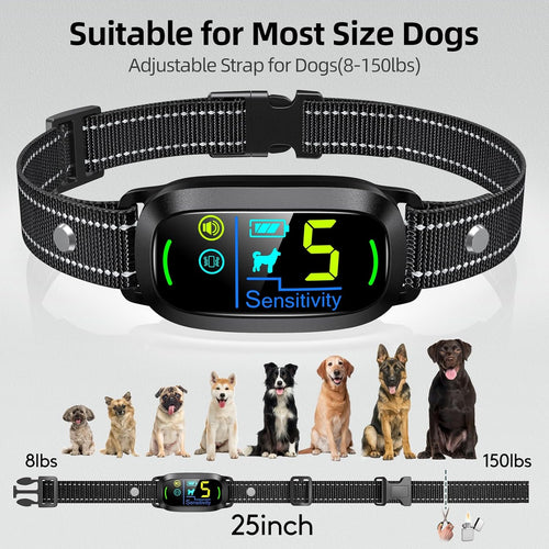 Rechargeable Anti Barking Collar I Beep & Vibration