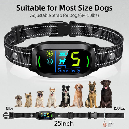 Rechargeable Anti Barking Collar I Beep & Vibration
