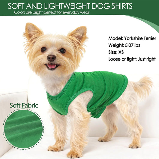 2 Pack Dog Shirts XS | Small Dog Summer Clothes