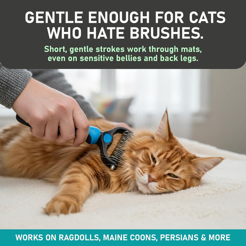 Maxpower Planet Double-Sided Pet Grooming Rake