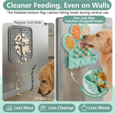Puppy Lick Mat For Calmer Mess-Free Feeding