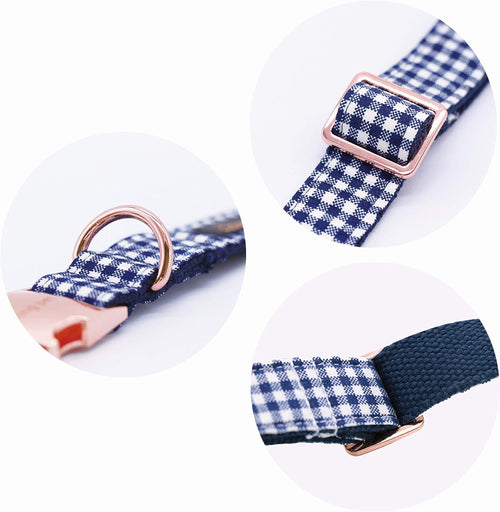 Bow Tie Dog Collar | Cute Adjustable Cotton Collar Set