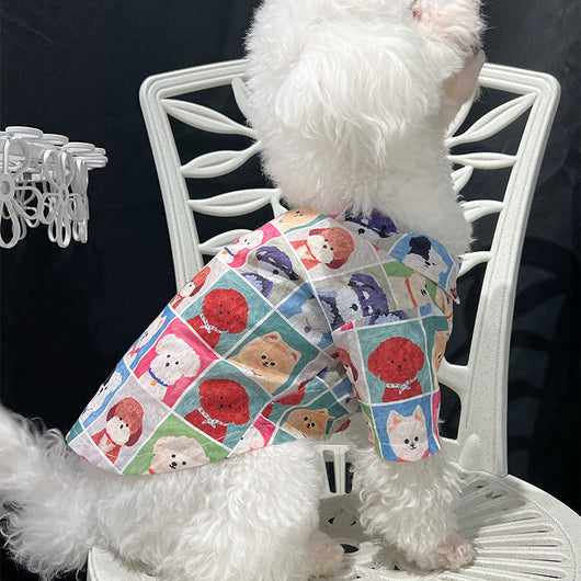 Pet Dog Sketchy Clothes