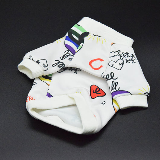CC Drip Graffiti Rawcut Sweater