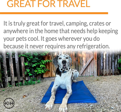 Dog Cooling Mat Portable Summer Heat Relief