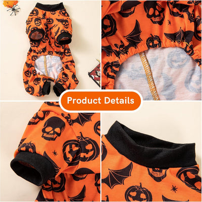 Pumpkin Bat Halloween Dog Pajamas