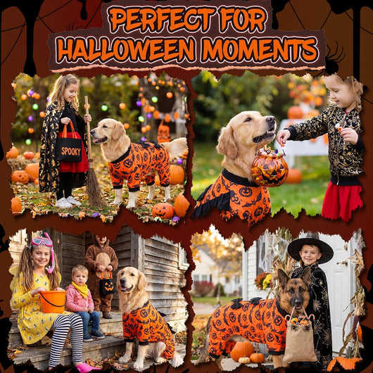 Pumpkin Bat Halloween Dog Pajamas