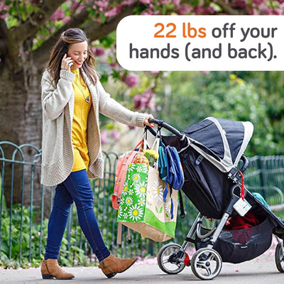 Universal Stroller Hooks For Bags With Carabiners