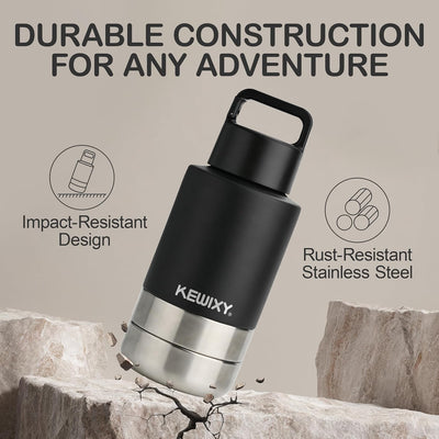 Insulated 3-in-1 Dog Travel Water Bottle Set