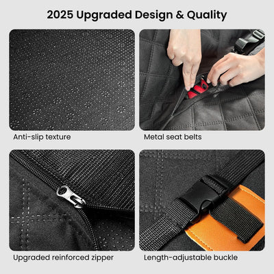 Hard Bottom Dog Car Seat Cover XL