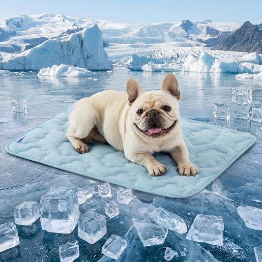 LE SURE Cooling Dog Mat XL Blue