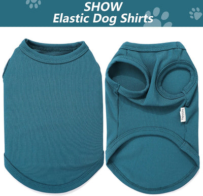 2 Pack Dog Shirts | Summer Dog Clothes | Soft Puppy Tank Tops