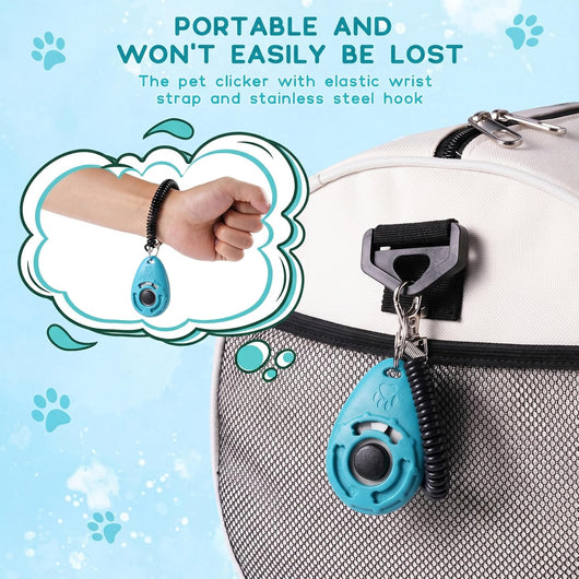 Dual Dog Training Clickers for Faster Learning