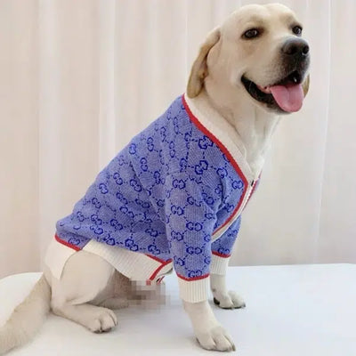 GG Star Cardigan Sweater For Big Dogs