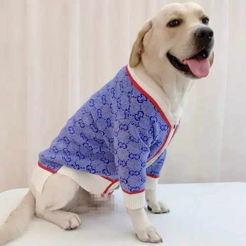 GG Star Cardigan Sweater For Big Dogs
