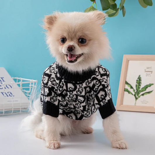 DD  Black Bubbly Sweater