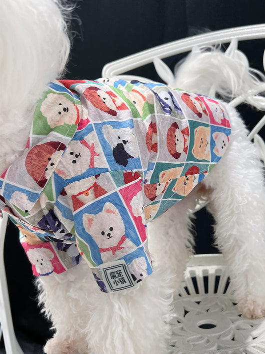 Pet Dog Sketchy Clothes