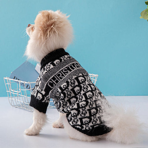 DD  Black Bubbly Sweater