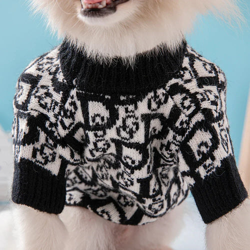 DD  Black Bubbly Sweater