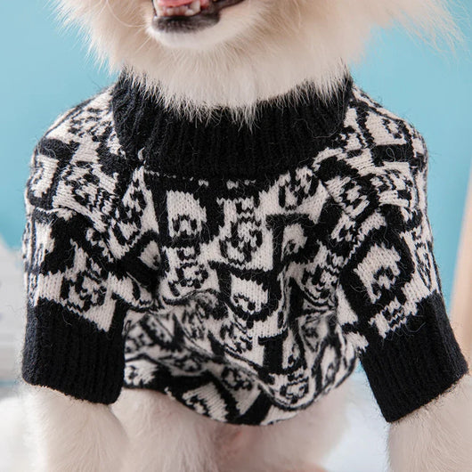 DD  Black Bubbly Sweater