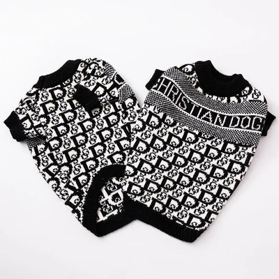 DD  Black Bubbly Sweater