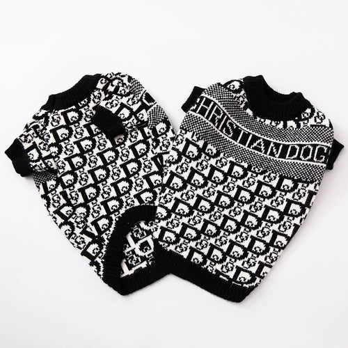 DD  Black Bubbly Sweater