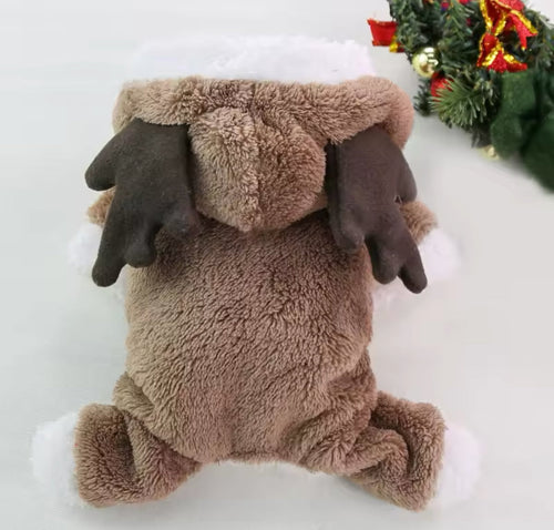 Cozy Reindeer Hooded Vibrant Sweater
